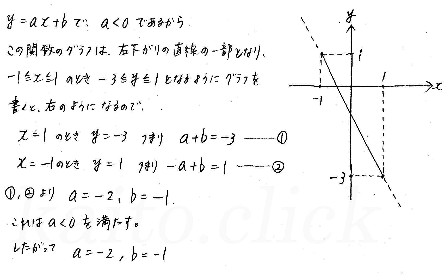 3TRIAL数学Ⅰ-135解答 