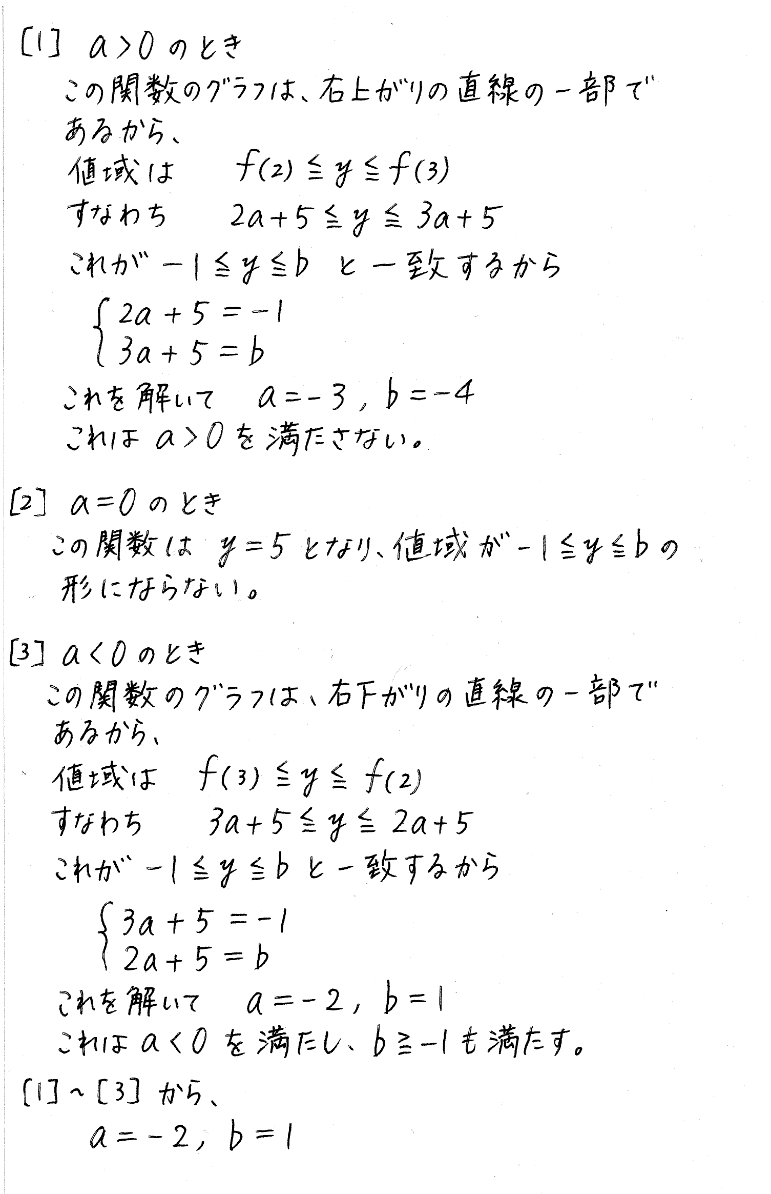 clear数学Ⅰ-169解答 