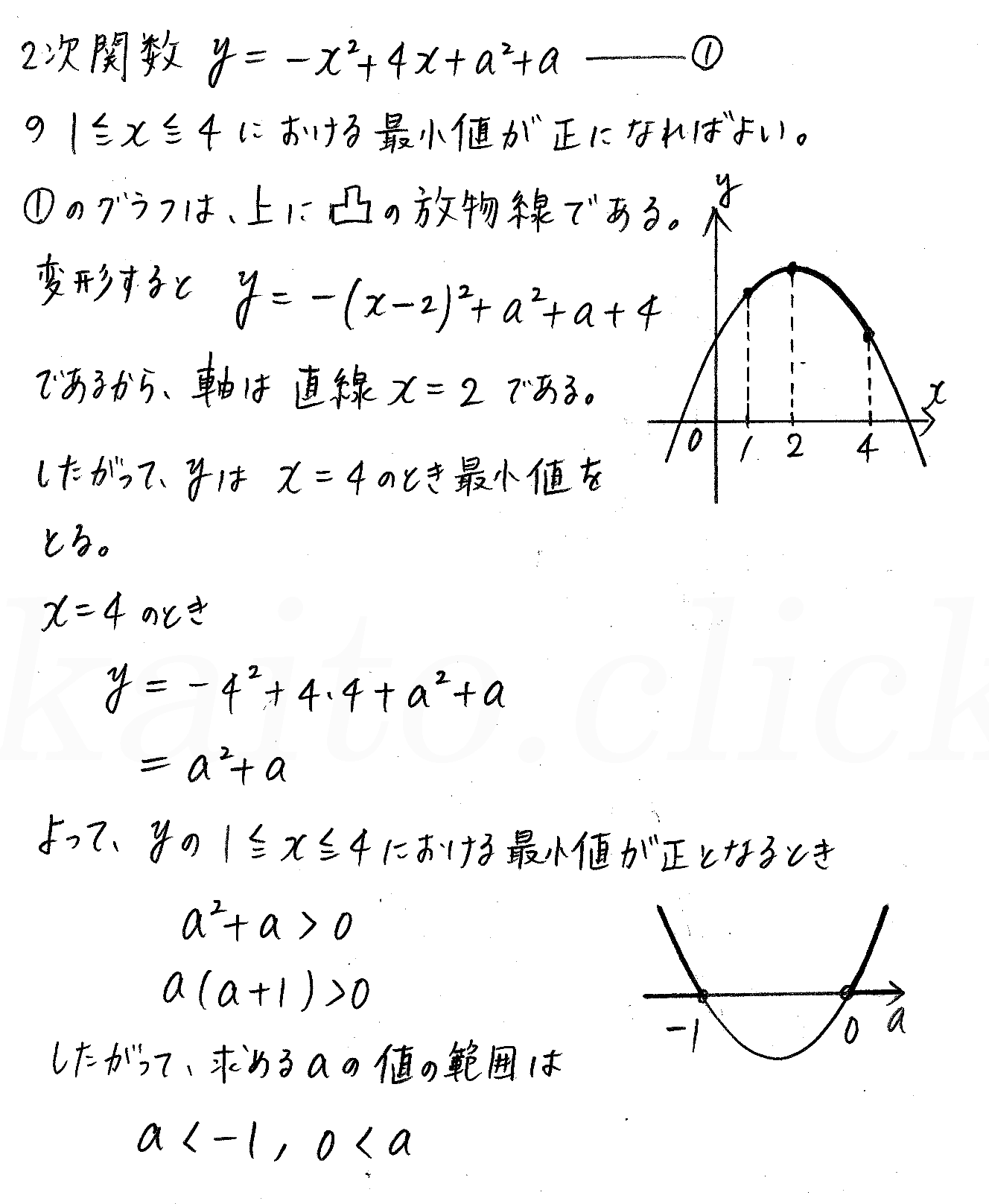 clear数学Ⅰ-266解答 